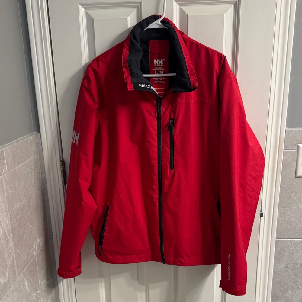Helly Hansen Red Men's Softshell Jacket EUC